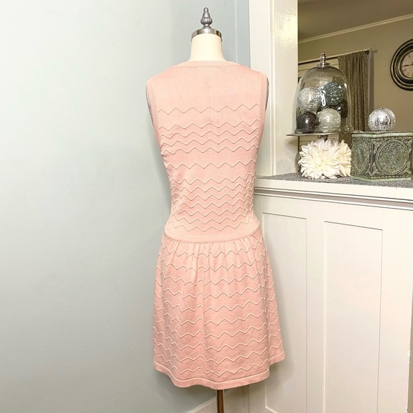 Romeo and Juliet Couture Pink Knit Fit & Flare Sweater Dress Nwt - Picture 8 of 11